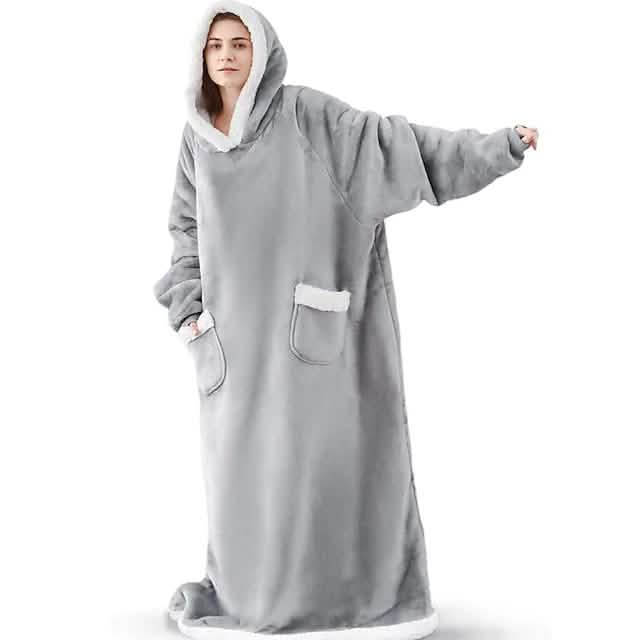 Women's Couple's Pajamas Nightgown Blanket Nighty by DailySale