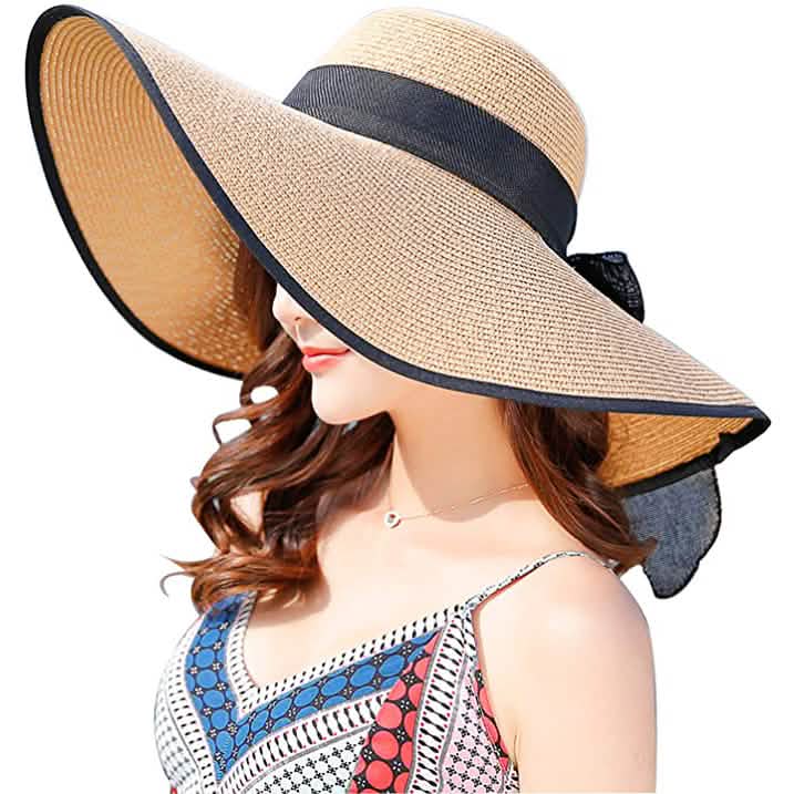 Women's Floppy Wide Brim Beach Hat by DailySale