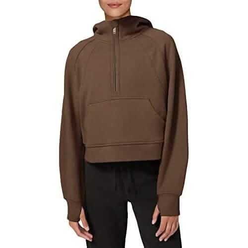 Women's Hoodies Fleece Lined Collar Pullover by DailySale