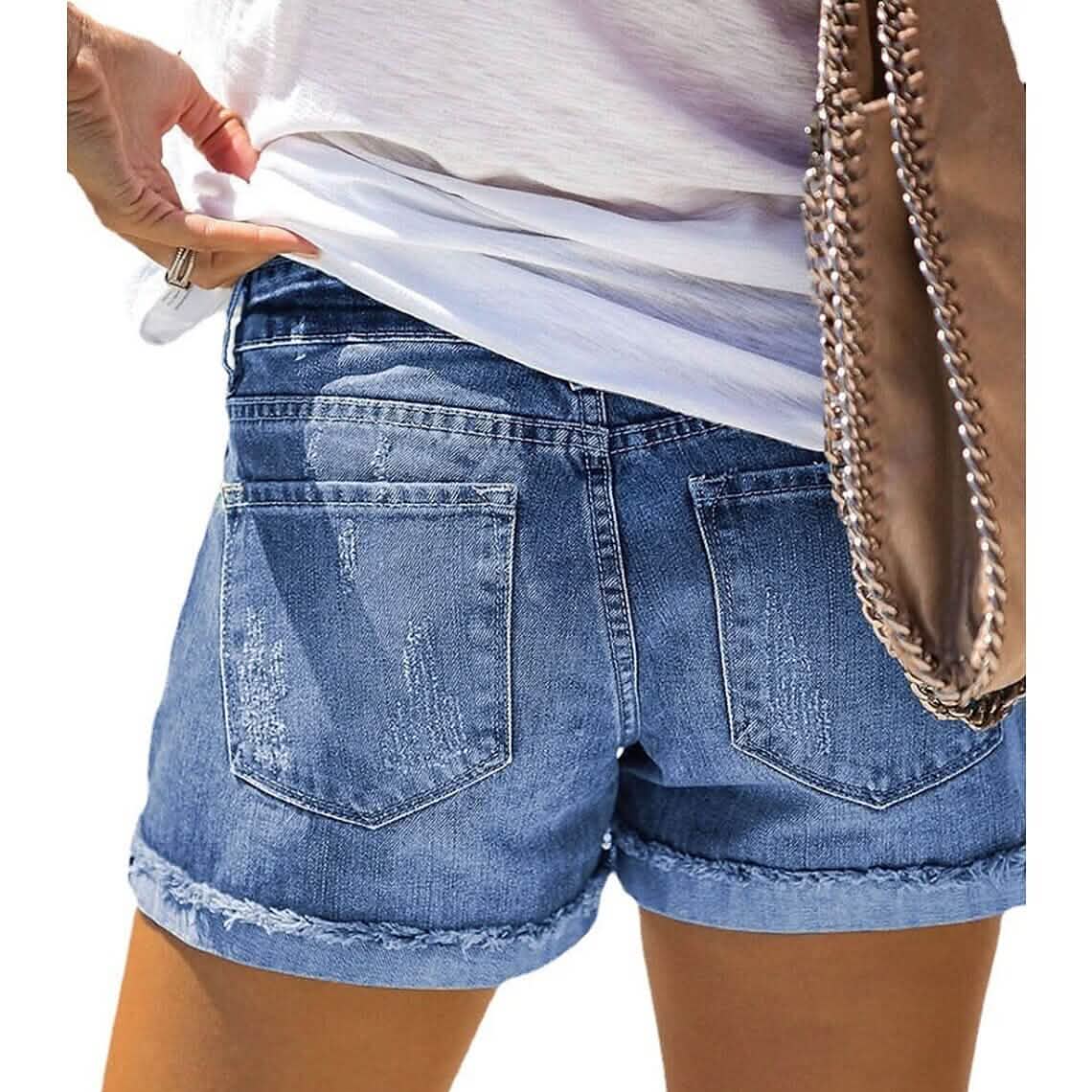 Women's Jeans Shorts Independence Day Denim by Goddess Imports Marketplace
