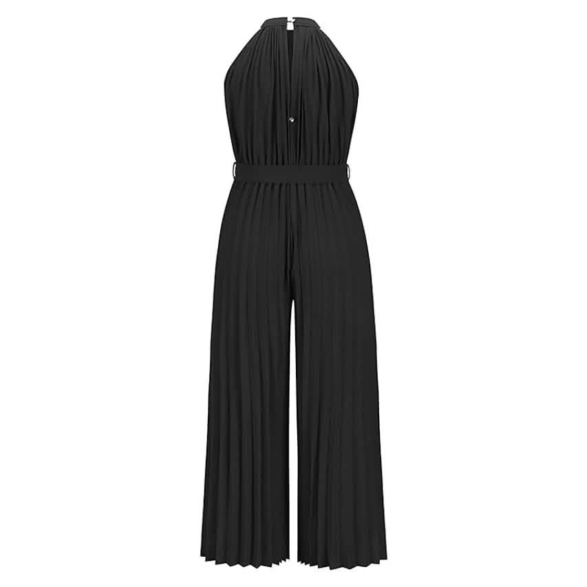 Women's Lace-Up Halter Casual Wide-Leg Jumpsuit by DailySale