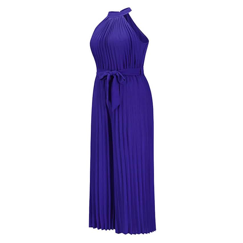Women's Lace-Up Halter Casual Wide-Leg Jumpsuit by DailySale
