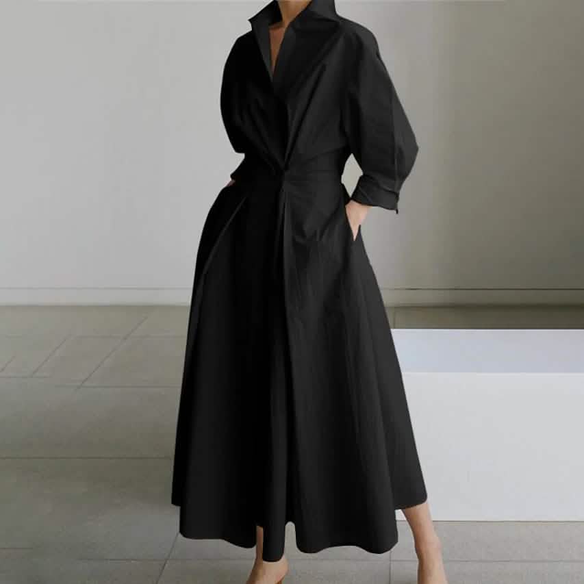 Women's Long Linen Dress Shirt by DailySale