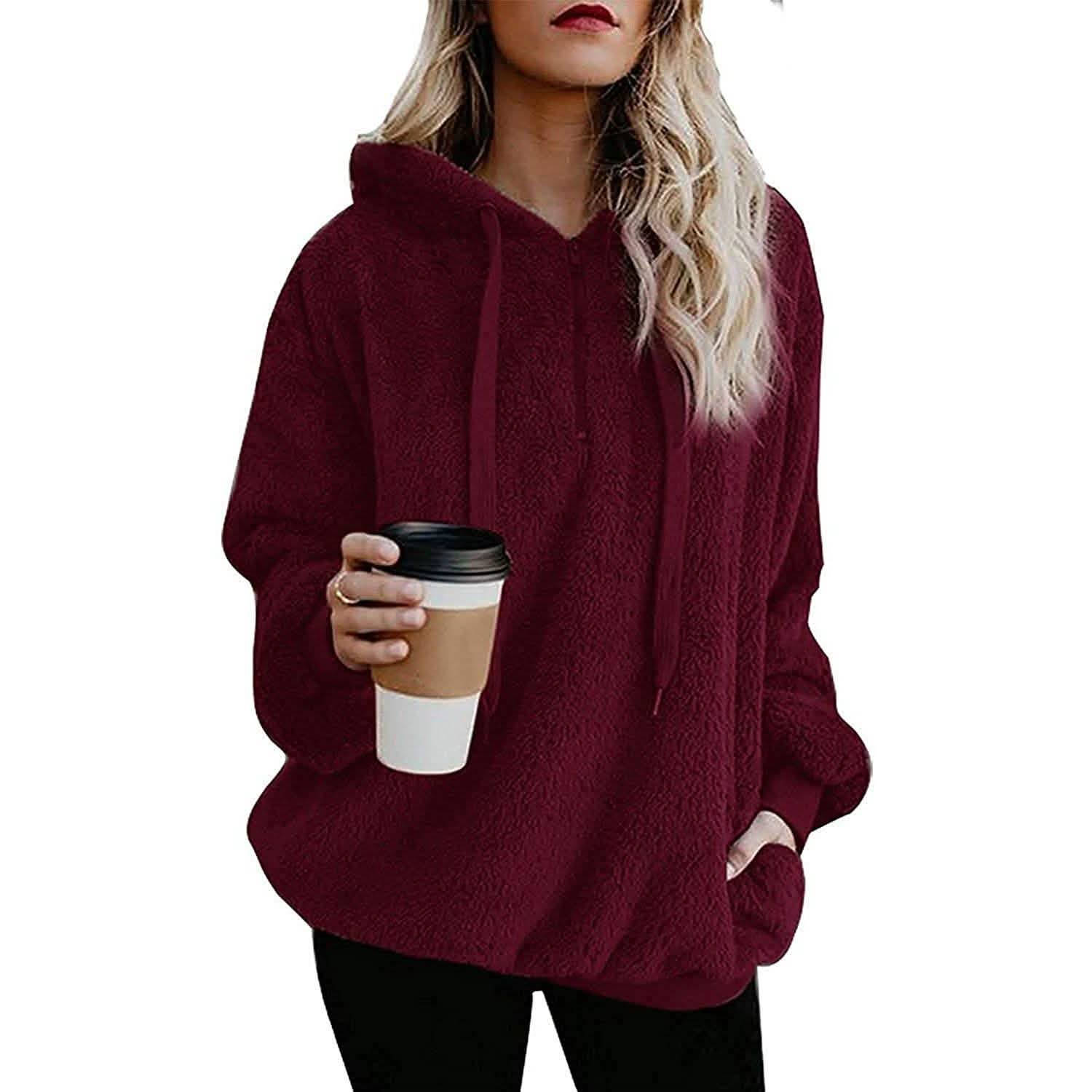 Women's Oversized Fleece Hoodie by DailySale