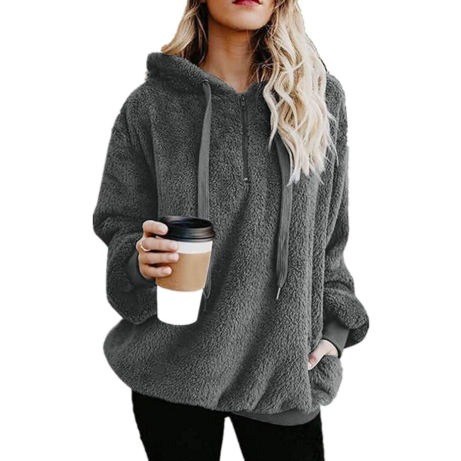 Women's Oversized Fleece Hoodie by DailySale