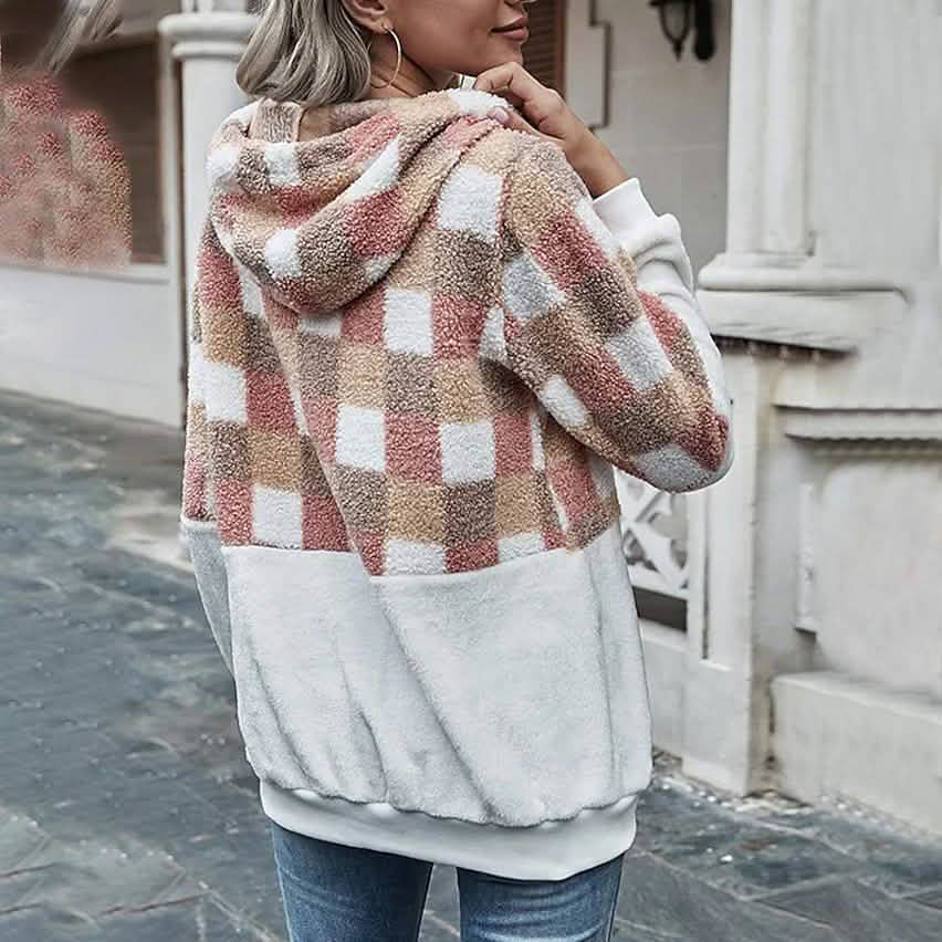 Women's Plaid Casual Daily Sports Other Prints Streetwear Hoodies by DailySale