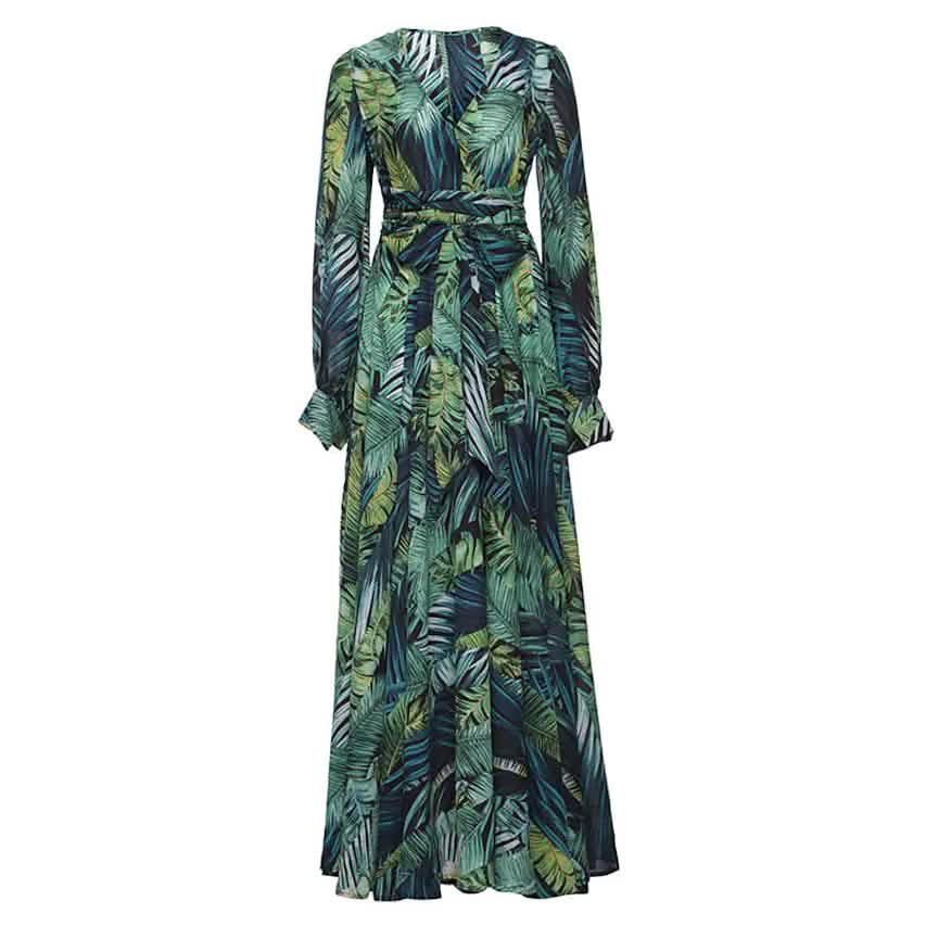 Women's Plus Size A Line Dress Floral V Neck Print Lantern Sleeve by DailySale