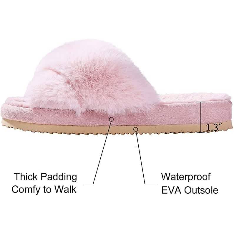Women's Soft Plush Lightweight House Slippers by DailySale