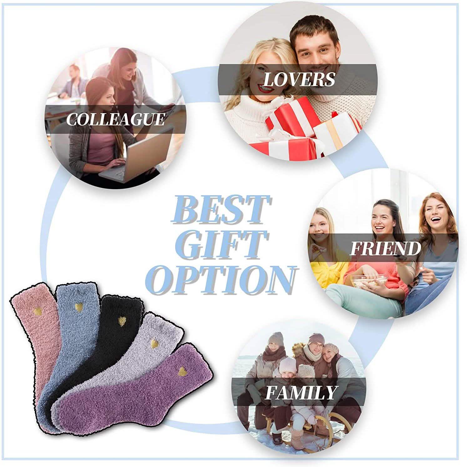 5-Pairs: Women's Soft Winter Warm Socks by DailySale