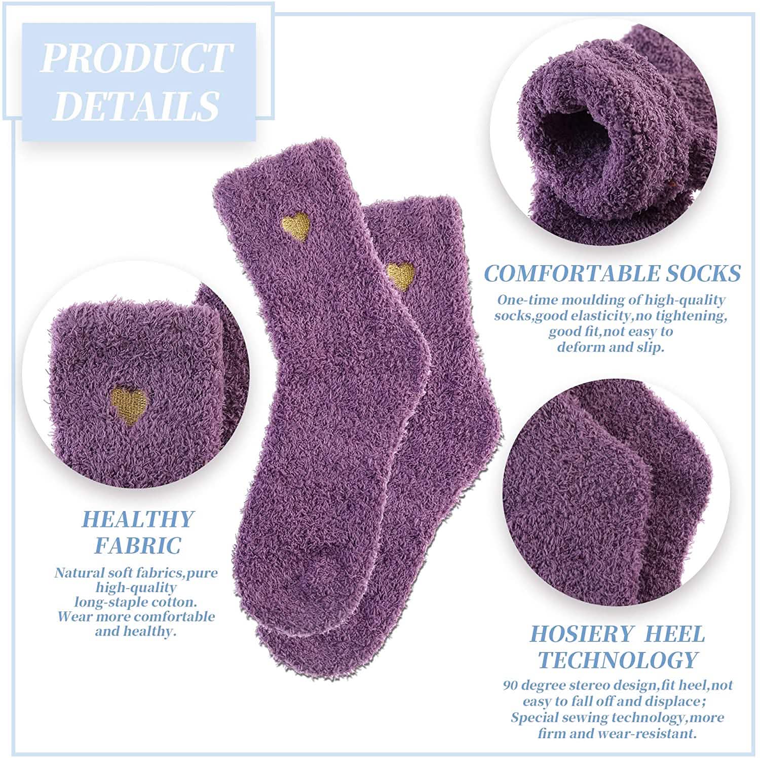 5-Pairs: Women's Soft Winter Warm Socks by DailySale