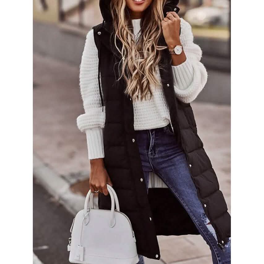 Women's Winter Jacket Vest Long Coat Regular Fit by DailySale