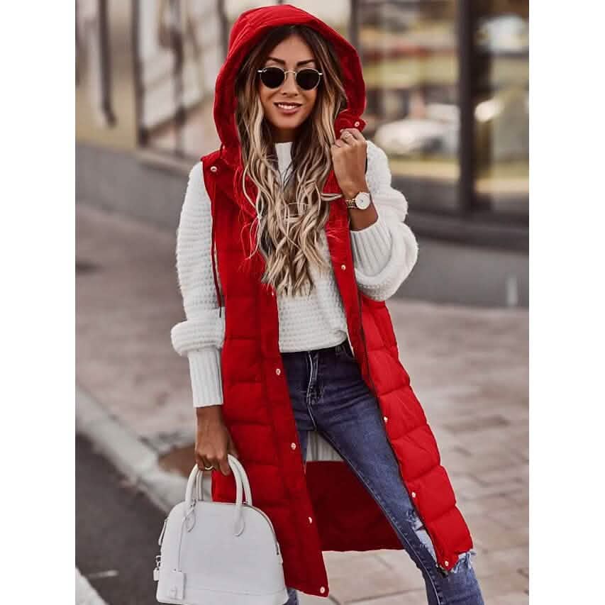 Women's Winter Jacket Vest Long Coat Regular Fit by DailySale