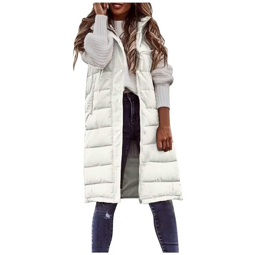 Women's Winter Jacket Vest Long Coat Regular Fit by DailySale