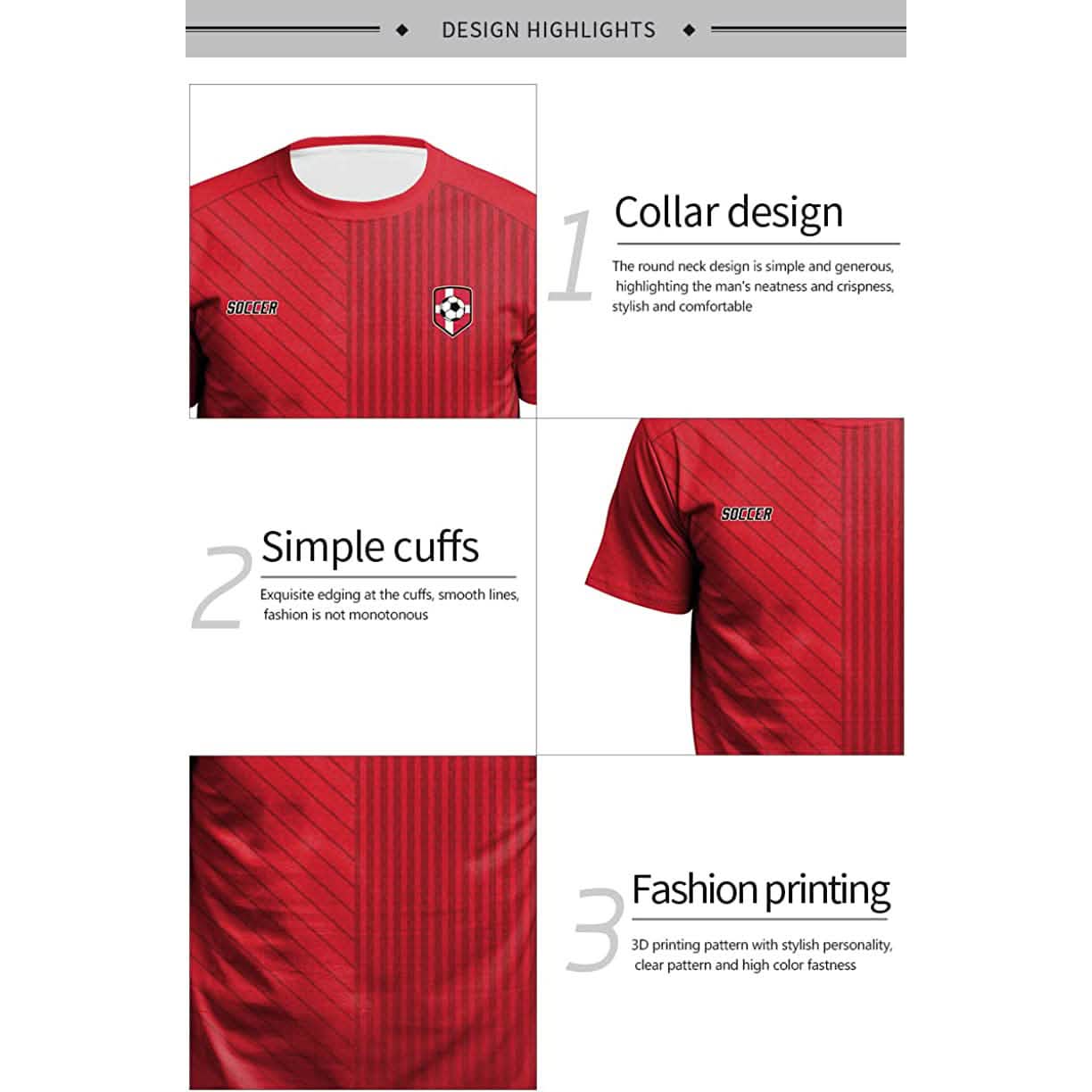 World Cup 2022 Soccer Jersey Women and Mens Football T-Shirts by DailySale