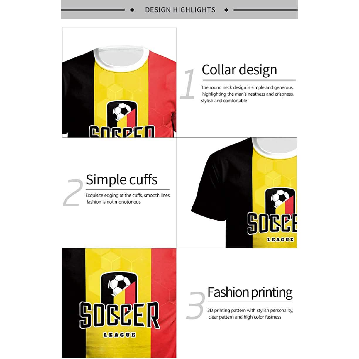 World Cup 2022 Soccer Jersey Women and Mens Football T-Shirts by DailySale