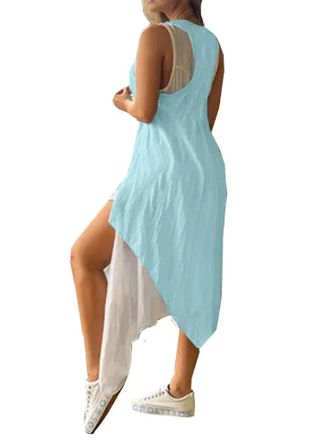 Women's Irregular Two-Piece Dress by Trendy Attic Store01