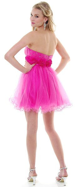 CLEARANCE - Cinderella Divine 414 Short A-Line Tulle Dress (Size 6) by DiscountDressShop